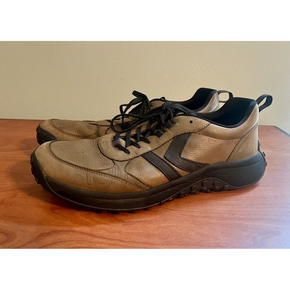 Keen KS86 Leather Sneakers Mens Size 13 Dark Olive Black Trail Running 1029810